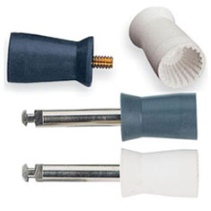 Young Ribbed, Screw-On Firm White Prophy Cup, gro