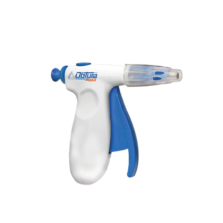 Obtura Spartan Obtura III Max Handpiece, Single Unit. Ergonomic thumb-shaped design. Provides