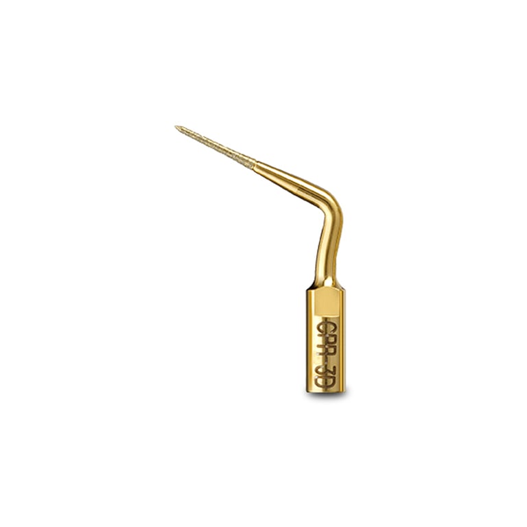 Obtura Spartan Ultrasonic CPR-3D Diamond Tip, 1/Pk. Smaller taper sub-orifice tip to remove