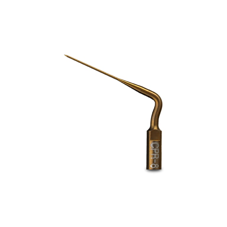 Obtura Spartan Bronze Ultrasonic CPR-8 Tip, 27 mm, 1/Pk. The longer and thinner tip that provides