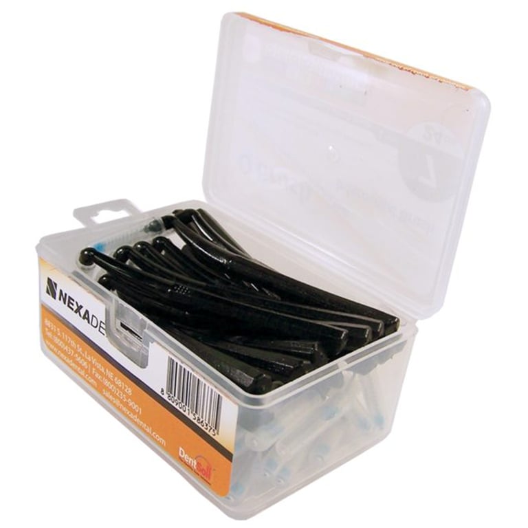 OrthoQuest Q Brush Interproximal Brush, Size 7, L-Type Handle, 24/Box. Coated wires, safe
