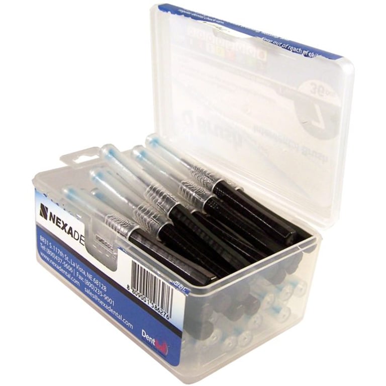 OrthoQuest Q Brush Interproximal Brush, Size 7, Standard Handle, 36/Box. Coated wires, safe