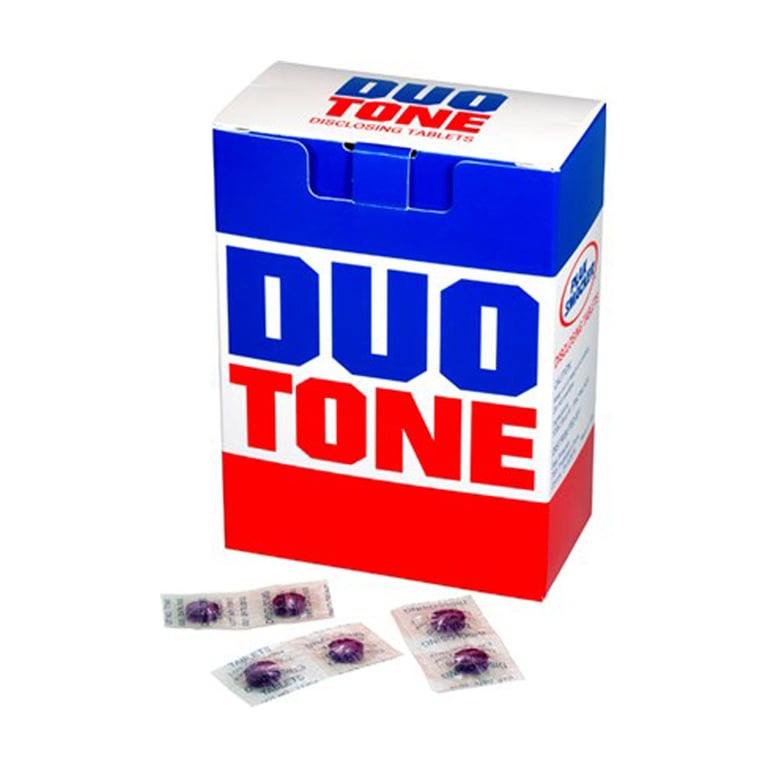 Plak Smacker Duo Tone Disclosing Tablets, 250/Box. Makes it easy to see exactly where plaque
