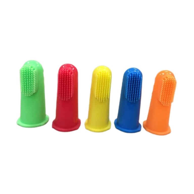 Plak Smacker Infant Finger Toothbrush, Assorted, 15/Pk. Latex-free. Made with a soft silicone