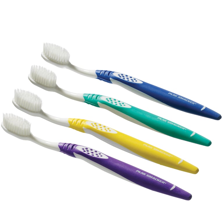 Plak Smacker Ultrafine Sensitive Toothbrush, Assorted, 144/Box. Ideal for post-operative use