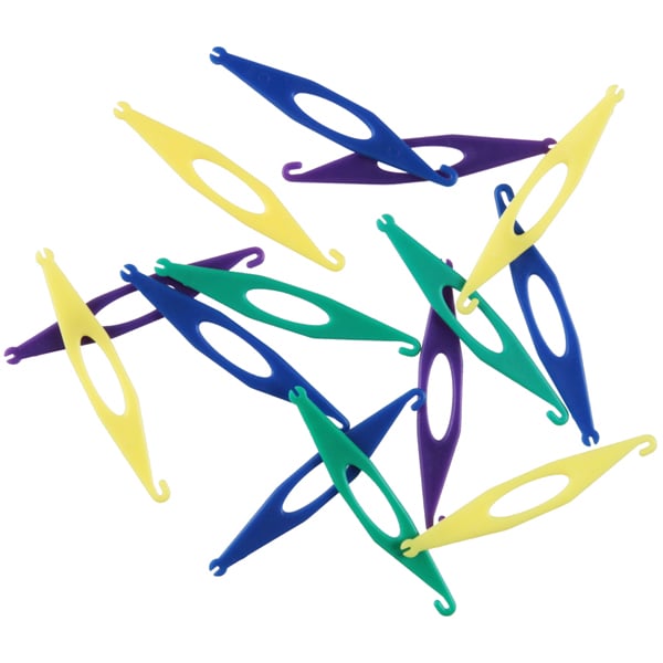 The Orthodontic Store Molded Elastic Placers, Assorted Colors, 250/Bag. Places and removes