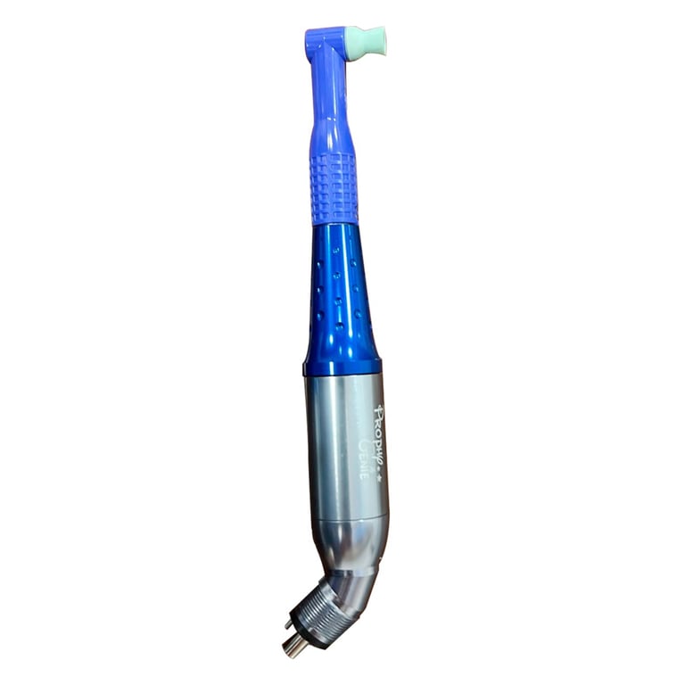 Prophy Genie 45-Degree Hygiene Handpiece, 4-Hole, Lube-free, 1/Pk. 5,000 RPM, ergonomic design
