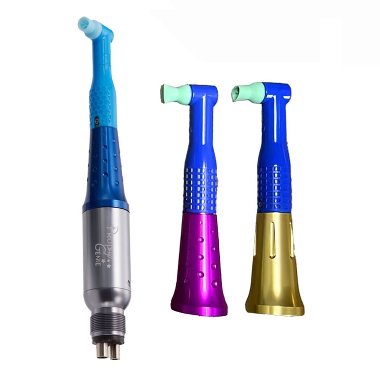 Prophy Genie Hygiene Handpiece w/ 2 Mini Friction Grip 1:1 Prophy Nosecones, 5000 RPM