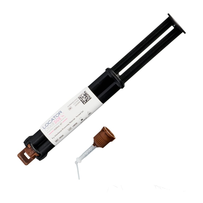 CHAIRSIDE Attachment Processing Material 4ml Syringe - Normal Set. Tissue-colored, dual-cure