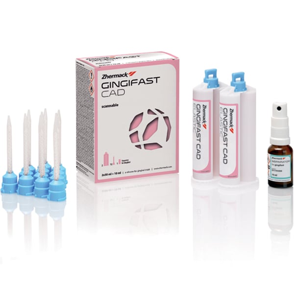 Gingifast CAD Elastic Gingival Masking Material, Vinylpolysiloxane, 10