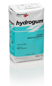 Hydrogum Hygrogum Alginate 12 - 1 lb /Case. Fast Setting Elastic Dust Free Alginate, Mint flavor