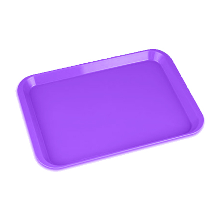 B-Lok Set-up Tray Flat Size B (Ritter) - Neon Purple, Plastic 13-3/8" x 9-5/8" x 7/8"
