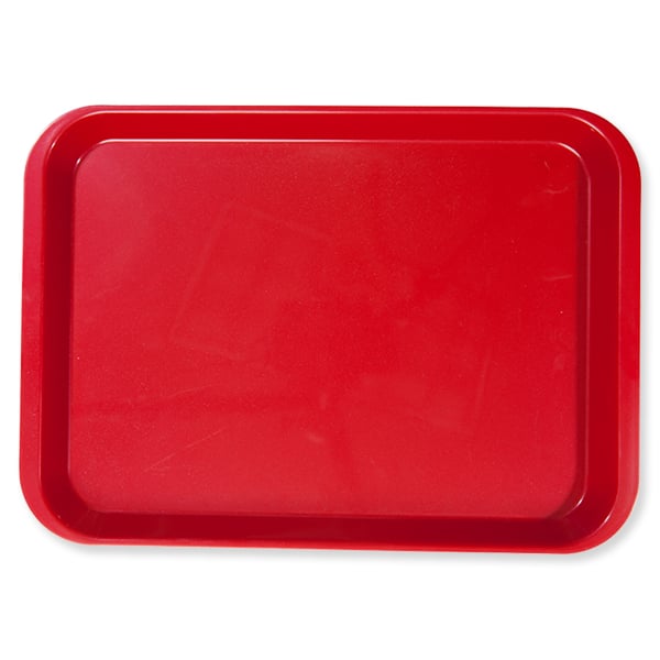 B-Lok Set-up Tray Flat Size B (Ritter) - Red, Plastic 13-3/8" x 9-5/8" x 7/8"