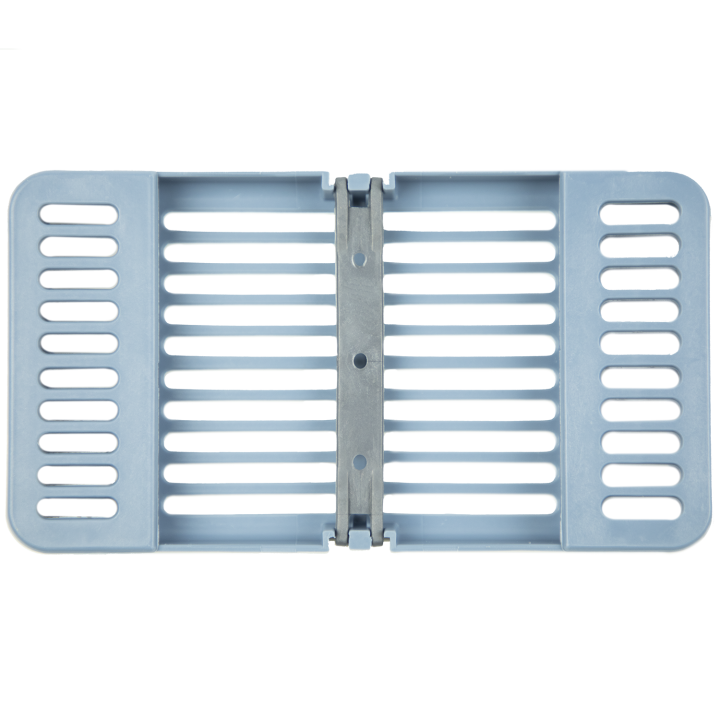 Compact Cassette Blue 4" x 7" x 5/8", Multi-Instrument Sterilization, Holds 8 instruments or 11