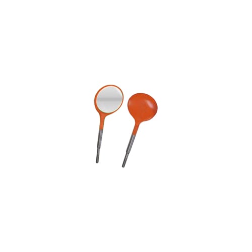 Crystal HD Mouth Mirror Head - Size #5 Copper, Plastic 12/Pk. Screw On Head, Cone Socket. 40%