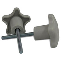 E-Z Access 4-1/2" GRAY Bolt Adapter Kit For Large Post, Accomodates posts sizes from 2-3/8"