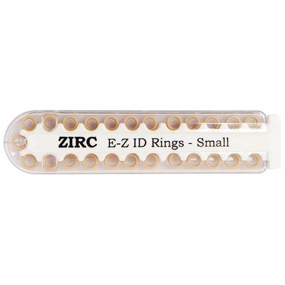 E-Z ID Instrument Rings Small 1/8" - Beige. Package of 25 Rings