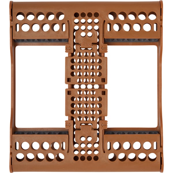 E-Z Jett Cassette 10 Place Instrument Holder, Copper, Holds 10 Instruments, Open Top, Round Holes