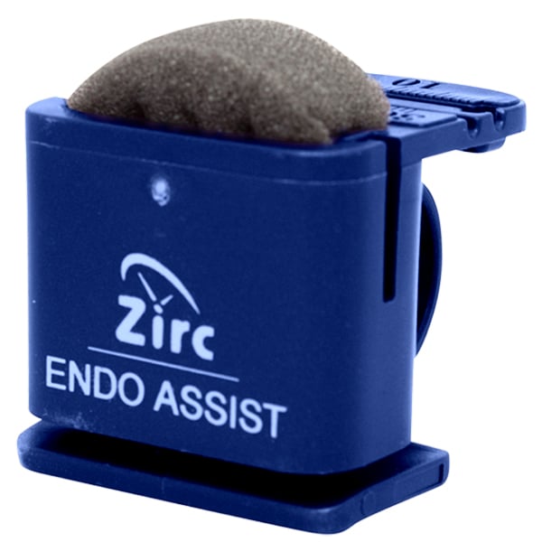Endo Assist - Midnight Blue Organizer has ambidextrous use, a flat bottom, and can be mounted on