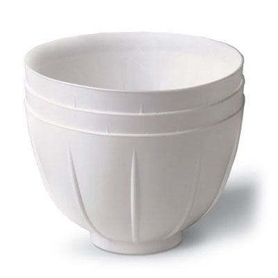 Mighty Mixer Dispos-A-Bowl - WHITE 36/Pk. Plastic disposable mixing bowl. Fits securley into