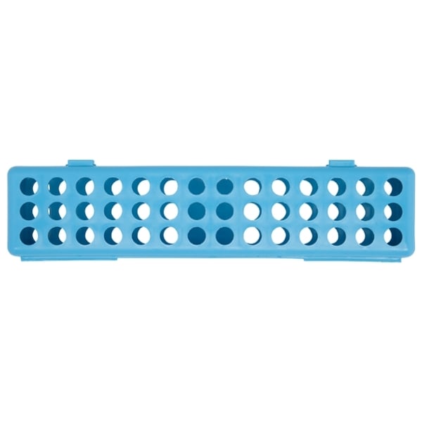 Steri-Container, Standard - Neon Blue 8" x 1-3/4" x 1-3/4", for hand instruments and Zirc Bur