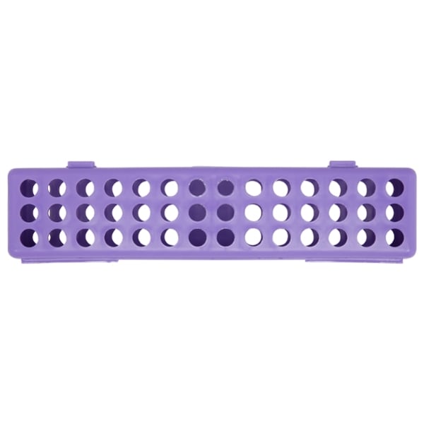 Steri-Container, Standard - Neon Purple 8" x 1-3/4" x 1-3/4", for hand instruments and Zirc Bur