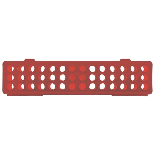 Steri-Container, Standard - Coral 8" x 1-3/4" x 1-3/4", for hand instruments and Zirc Bur Blocks