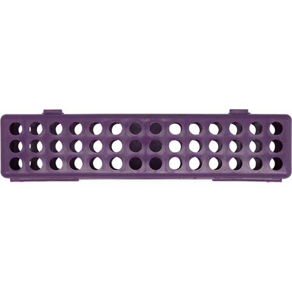 Steri-Container, Standard - Plum 8-1/8" x 1-7/8" x 1-7/8", for hand instruments and Zirc Bur