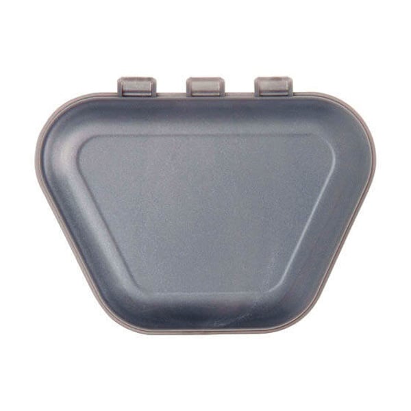 Zirc Denture Box Gray 12/Pk. The Box is one piece in construction with a solid locking system