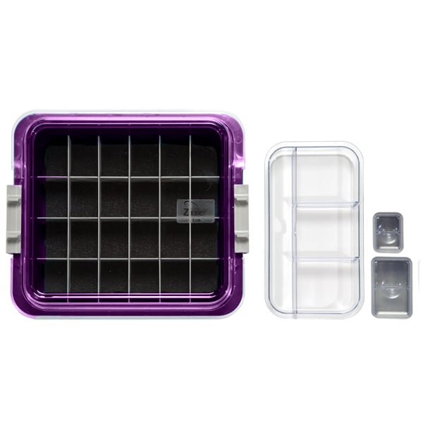 Zirc Procedure Tub Kit, Plum, 12-5/8" x 11-1/4" x 4" w/Cover Complete Package. The kit includes