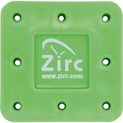 Zirc 8 Hole Neon Green, Magnetic Bur Block with Microban. Autoclavable/Chemiclavable with Nonslip