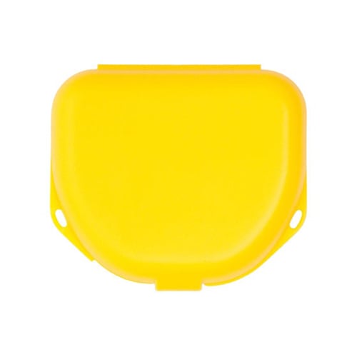 Zirc Neon Yellow Retainer Boxes - Deep 3"W x 1-1/2"D, package of 12