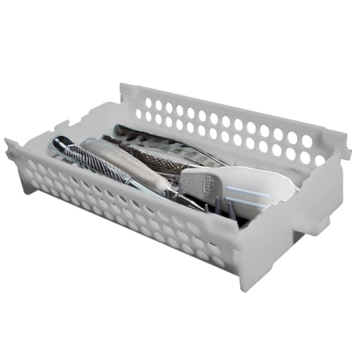 Zirc White Performance Tool Organizer. It is ideal for large specialty instruments. It features
