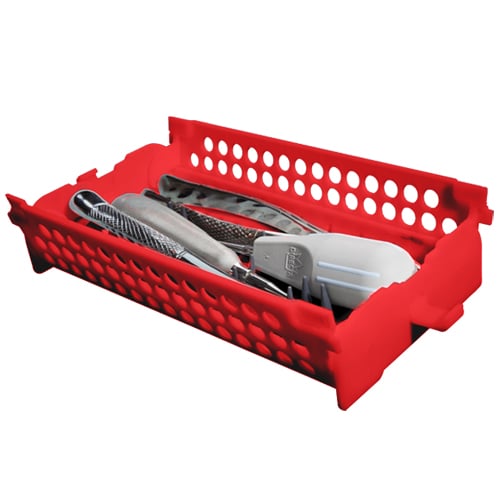 Zirc Red Performance Tool Organizer. It is ideal for large specialty instruments. It features