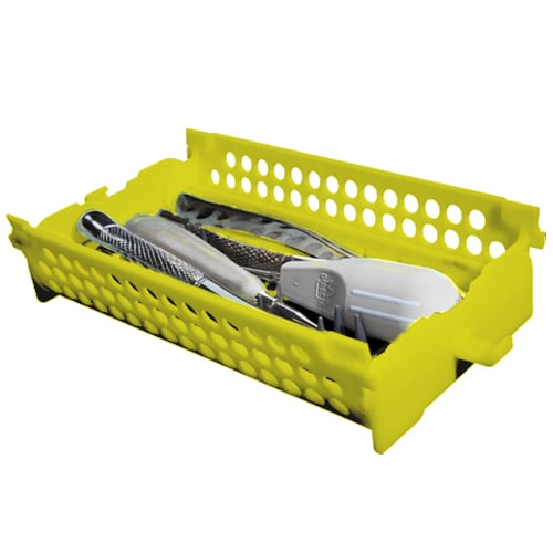 Zirc Neon Yellow Performance Tool Organizer. It is ideal for large specialty instruments. It