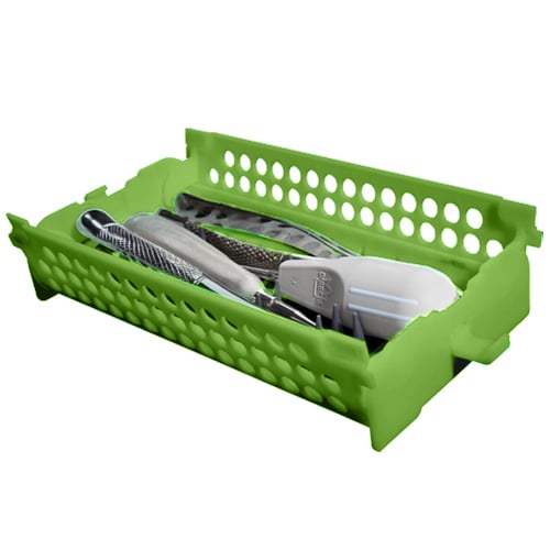 Zirc Neon Green Performance Tool Organizer. It is ideal for large specialty instruments. It