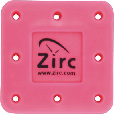Zirc 8 Hole Neon Pink, Magnetic Bur Block with Microban. Autoclavable/Chemiclavable with Nonslip