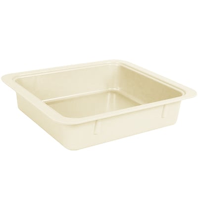 Zirc Procedure Tub - White, 12-1/4" x 10-7/8" x 2-3/4". Tub Only. Made with Microban