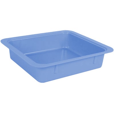 Zirc Procedure Tub - Blue, 12-1/4" x 10-7/8" x 2-3/4". Tub Only. Made with Microban