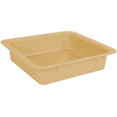 Zirc Procedure Tub - Beige, 12-1/4" x 10-7/8" x 2-3/4". Tub Only. Made with Microban