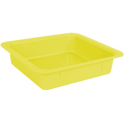 Zirc Procedure Tub - Neon Yellow, 12-1/4" x 10-7/8" x 2-3/4". Tub Only. Made with Microban