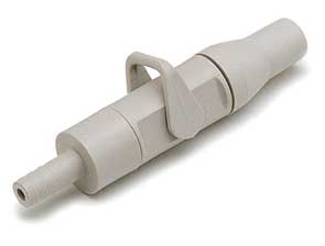 Zirc Saliva Ejector Valve With Lever On/Off Control, Features: - Quick disconnect with swivel