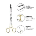 Artman Instruments Mayo Hegar Needle Driver, 8", 