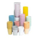 House Brand Beige 5 oz. Plastic Cups, Case of 100