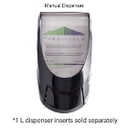 maxill Manual Soap Dispenser - Black, Wall Mount
