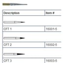 SS White FG CFT3 12 Blade Tapered Fissure T&F Bur