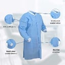 MacSafe SMS Disposable Lab Coat, Knee Length, Sma