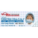 Ultra-3-in-1 Blue, Small (Child) Size Ear-Loop Ma