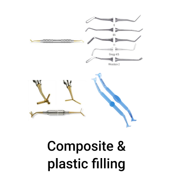 Composite & plastic filling