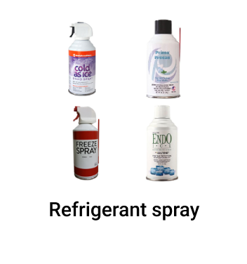 Refrigerant spray